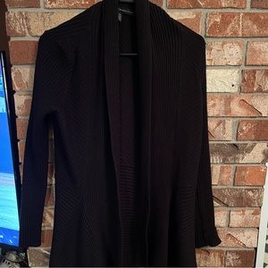 Whbm tunic cardigan sweater